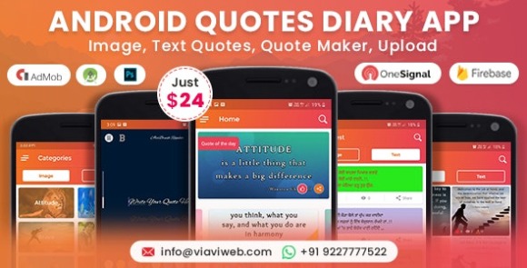 Android Quotes Diary Image Text Quotes Quote Maker App Source Code