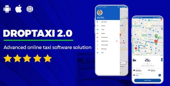 Droptaxi White Label Taxi App Software Script Mobile Source