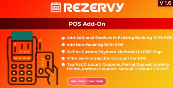 Rezervy Point of Sale System for Bookings and Multi Payment Management POS Addon