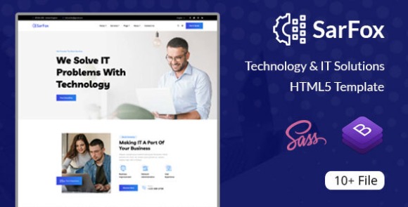 Sarfox IT Solutions and Technology HTML5 Template