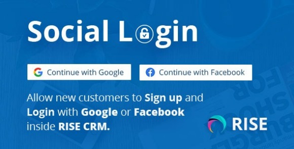Social Login for RISE CRM Module