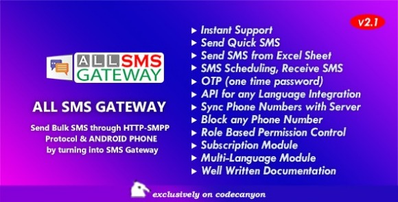 All SMS Gateway Send Bulk SMS through Android Phone