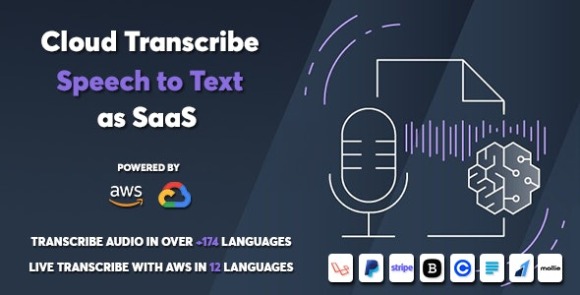 Cloud Transcribe Speech to Text as SaaS PHP Script