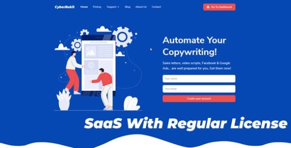 CyberBukit Automatic Writing SaaS Ready Nulled PHP Script