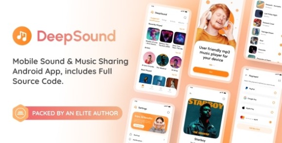 DeepSound Android Mobile Sound and Music Sharing Platform Mobile Android Application