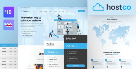 Hostco Web Hosting HTML Template Download