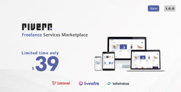 Riverr Freelance Services Marketplace PHP Script