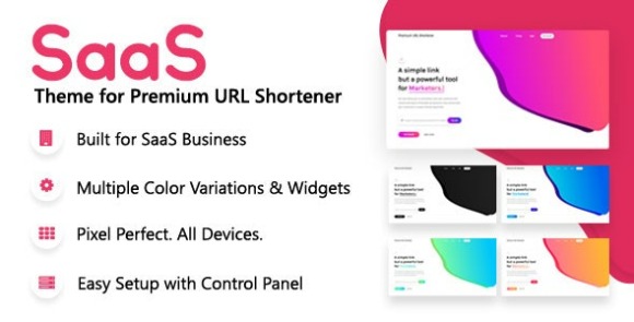 Download #SaaS Theme for Premium URL Shortener v5.0 Free