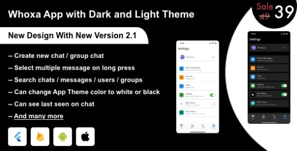WhatsApp Clone Chat Audio Video App Flutter Android and iOS