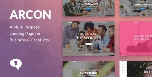 Arcon Studio Multi Purpose Marketing Landing Page Template
