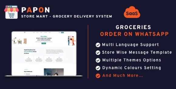 StoreMart SaaS Grocery Delivery System PHP Script