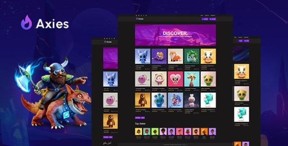 Axies Premium Downloads Scripts System with Website PHP Script