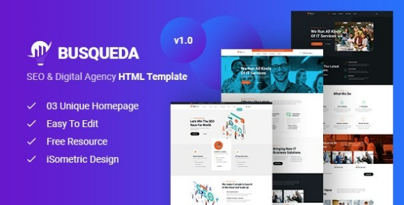 Busqueda SEO and Digital Agency HTML Template