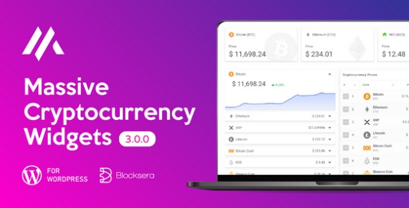 Massive Cryptocurrency Widgets Crypto Plugin for WordPress