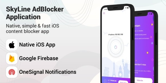 SkyLine AdBlocker iOS App Source Code