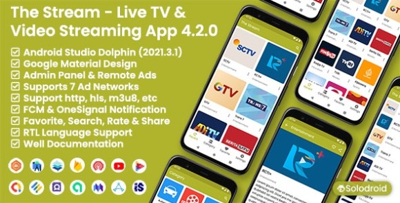 The Stream Live TV and Video Streaming App Source Code
