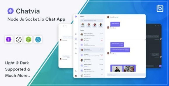 Chatvia Nodejs Socketio Chat App Source Code