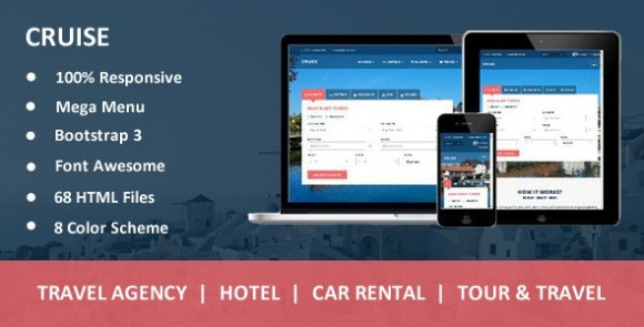 Cruise Responsive Travel Agency Template