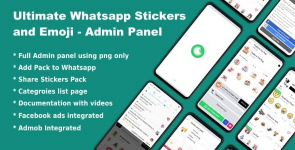 WhatsApp Telegram Signal Stickers and Animated Stickers Admin Panel Source Code
