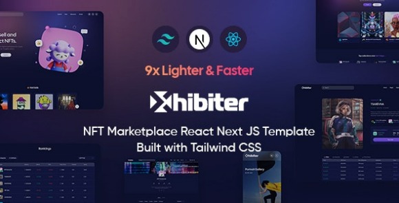 Xhibiter NFT Marketplace HTML Template Download