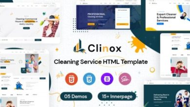 Clinox Cleaning Services HTML Template Download