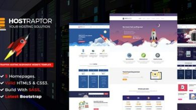 Host Raptor Hosting Domain HTML5 Template