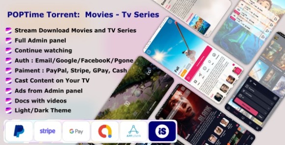 Download #POPTime v1.0 – Torrent App Movies – TV Series – Cast System Source Code