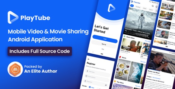 Download #PlayTube v3.1.1 – Mobile Video & Movie Sharing Android Native Application (Import / Upload) App Source