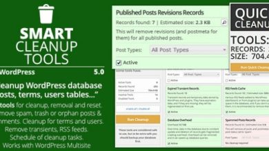 Smart Cleanup Tools Plugin for WordPress