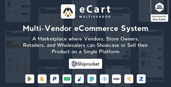 Download #eCart v5.0.0 Nulled – Multi Vendor eCommerce System App Source