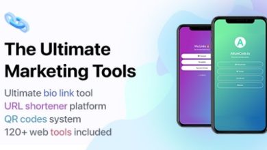 66biolinks Bio Links URL Shortener QR Codes and Web Tools SaaS Nulled Script