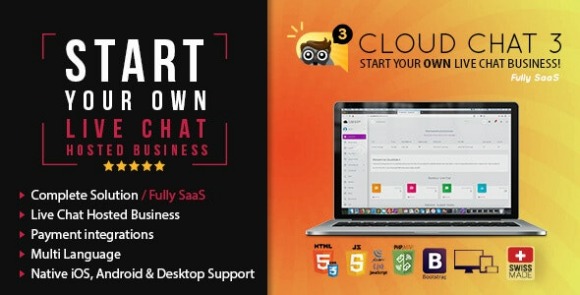 Download #Cloud Chat 3 v3.1.4 Nulled – Self Hosted Live Support Chat Business PHP Script