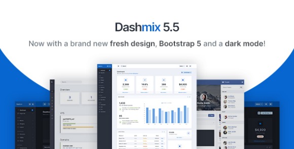 Download #Dashmix v5.5 – Bootstrap 5 Admin Dashboard Template & Laravel 9 Starter Kit Free