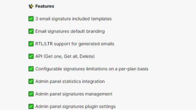 Email Signatures Plugin AltumCode Addon