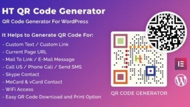 HT QR Code Generator for WordPress Plugin