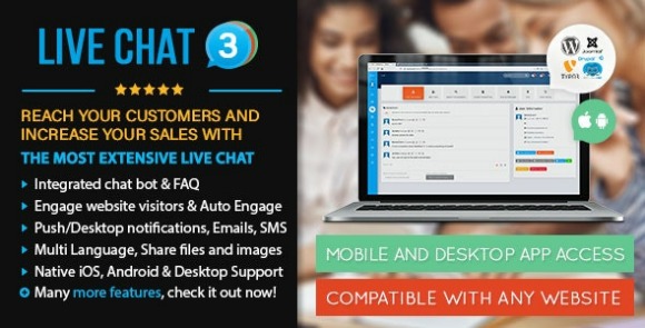 Download #Live Support Chat v5.0.6 Nulled – Live Chat 3 PHP Script
