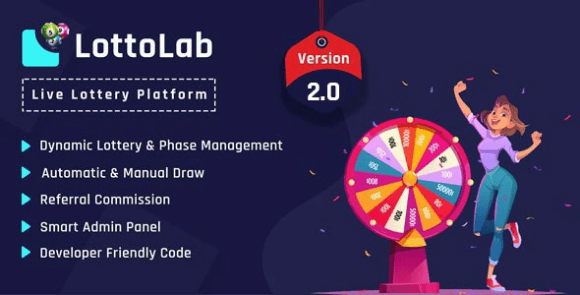 Download #LottoLab v2.0 Nulled – Live Lottery Platform PHP Script