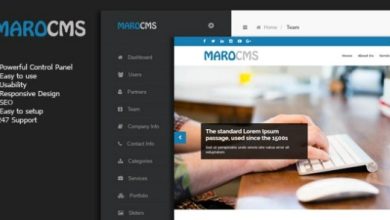 MaroCMS Business CMS Nulled PHP Script