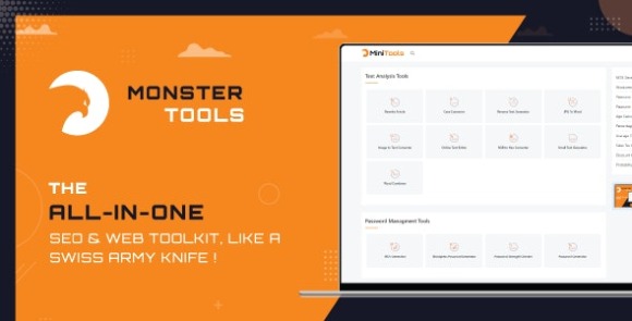 Download #MonsterTools v1.4.3 Nulled – The All-in-One SEO & Web Toolkit, like a Swiss Army Knife PHP Script