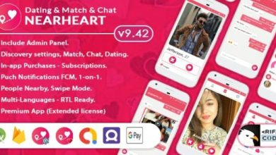 Nearheart Android Native Dating Tinder Clone App with Admin Panel Source