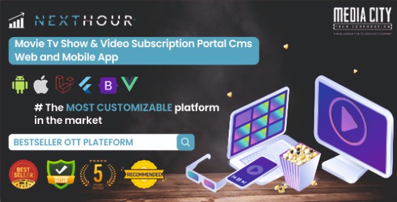 Download #Next Hour v5.4 Nulled – Movie Tv Show & Video Subscription Portal CMS Web and Mobile App Source