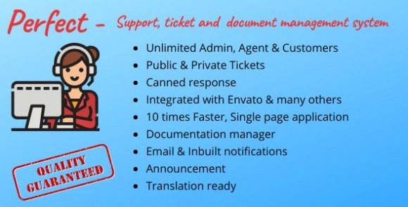 Download #Perfect Support Ticketing & Document Management System v1.6 Nulled Script
