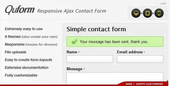 Download #Quform v2.5.2 – Responsive Ajax Contact Form Script