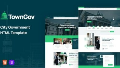 Towngov City Government HTML Template