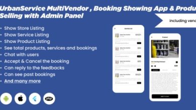 UrbanService Multipurpose User and Vendor Booking App