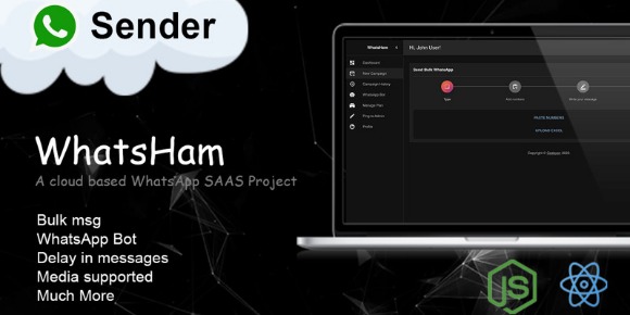Download #WhatsHam v2.0.5 – A Cloud based WhatsApp SAAS System Script