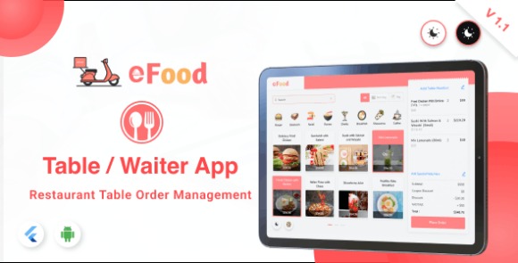 Download #eFood v1.1 – Table/Waiter App Source Code