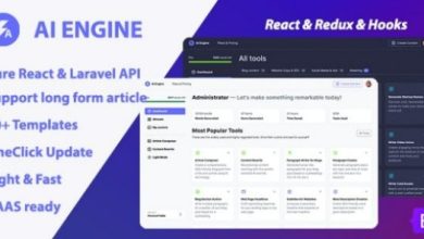 AI Engine AI Copywriter and Content Writer SaaS Script