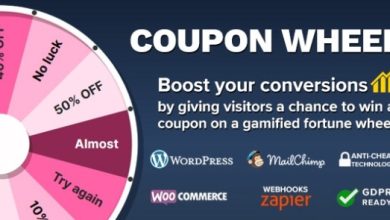 Coupon Wheel for WooCommerce and WordPress Plugin