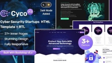 Cyco Cyber and Online Security Providers HTML Template